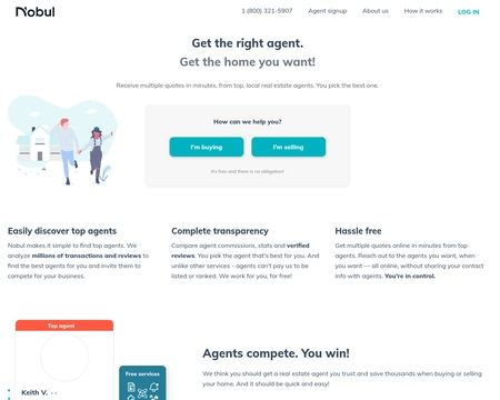 website thubmnail of Nobul