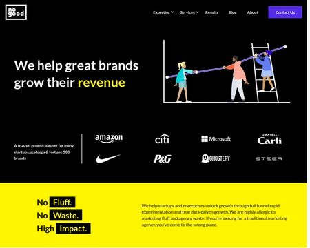website thubmnail of Nogood.io
