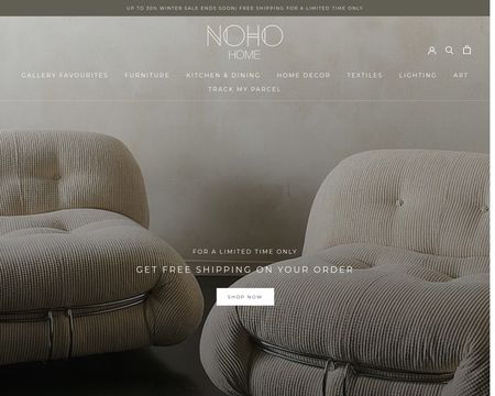 website thubmnail of Noho Home