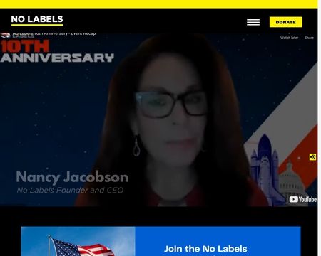 website thubmnail of No Labels