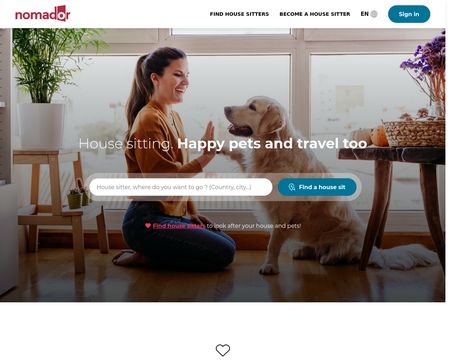 website thubmnail of Nomador