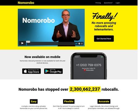 website thubmnail of Nomorobo