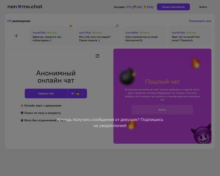 website thubmnail of Noname.chat