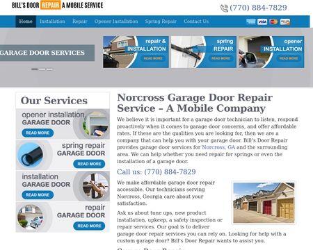 website thubmnail of Norcrossgaragedoorrepair.net