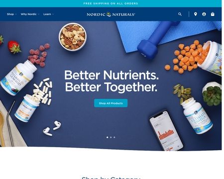 website thubmnail of Nordic Naturals
