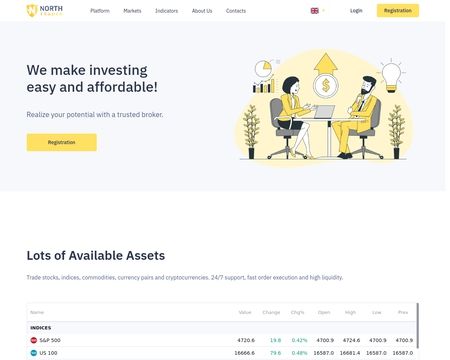 website thubmnail of North-trader