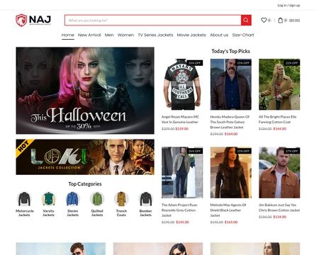 website thubmnail of Northamericanjackets