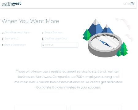 website thubmnail of Northwestregisteredagent