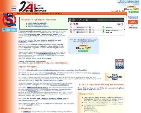 website thubmnail of NoScript