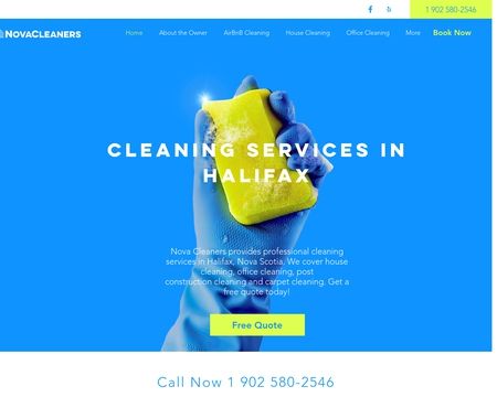 website thubmnail of Novacleaners.ca