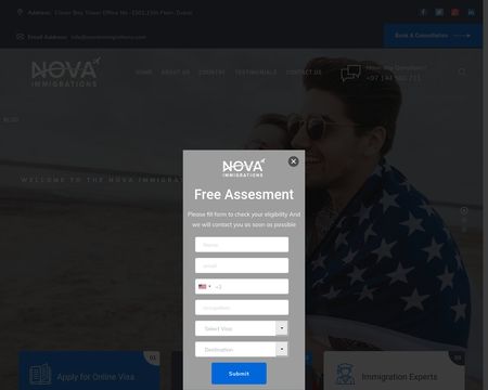 website thubmnail of Novaimmigrations