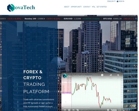 website thubmnail of NovaTech