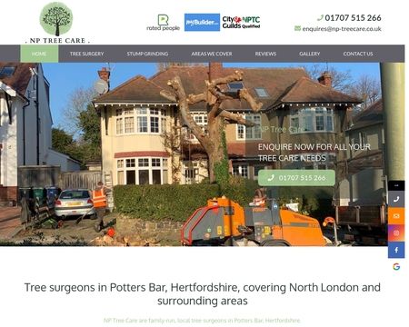 website thubmnail of Np-treecare.co.uk