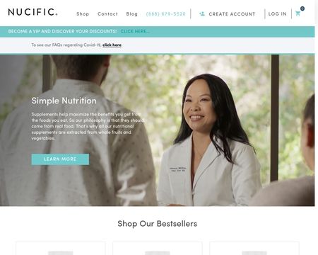 website thubmnail of Nucific