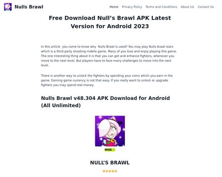 website thubmnail of Nullbrawl.net
