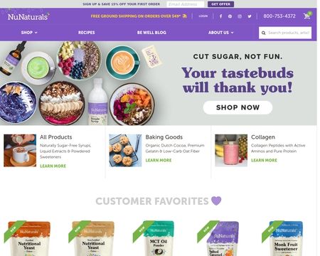 website thubmnail of NuNaturals