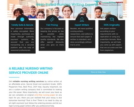 website thubmnail of Nursing Writing Helpers
