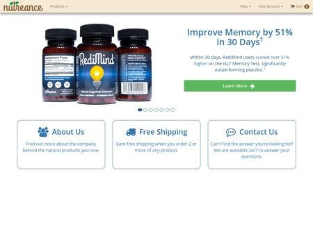 website thubmnail of Nutreance