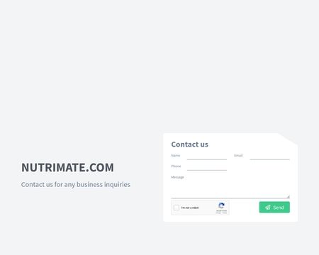 website thubmnail of Nutrimate