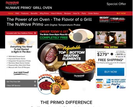 website thubmnail of NuWave Pro Plus Oven