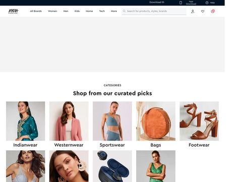 website thubmnail of Nykaafashion