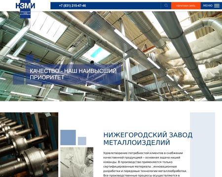 website thubmnail of Nzmi.ru