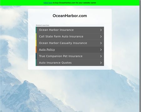 website thubmnail of Oceanharbor