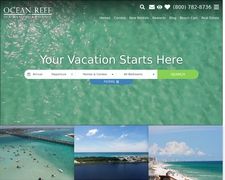 Thumbnail of Oceanreefresorts.com