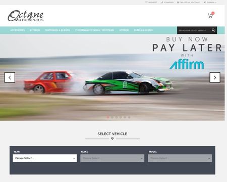 website thubmnail of Octane MotorSports