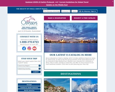 website thubmnail of Odysseys-unlimited