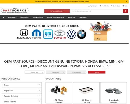 website thubmnail of Oempartsource