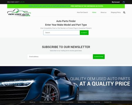 website thubmnail of Oemusedautoparts1