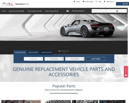 website thubmnail of OEM Vehicle Parts