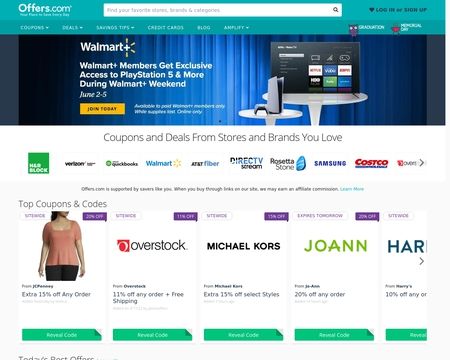 website thubmnail of Offers.com
