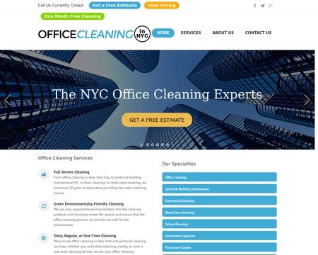website thubmnail of Office Cleaning Company NYC