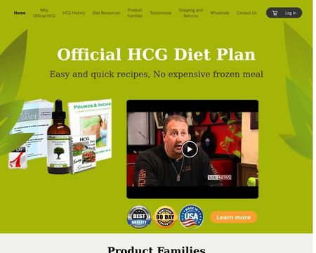 website thubmnail of Official HCG Diet Plan
