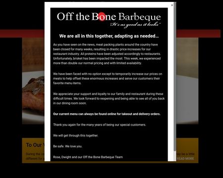 Off The Bone Barbeque