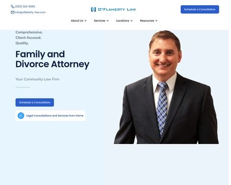 website thubmnail of Oflaherty-law