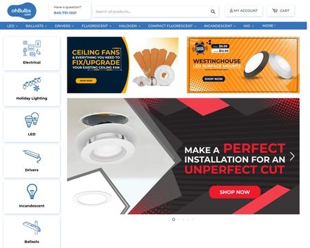 website thubmnail of ohBulbs