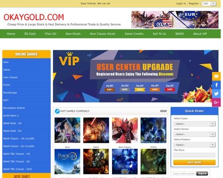 website thubmnail of OkayGold