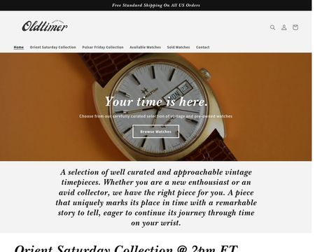 website thubmnail of Oldtimer Watch Shop
