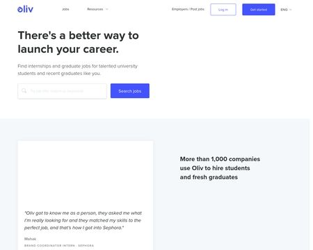 website thubmnail of Oliv