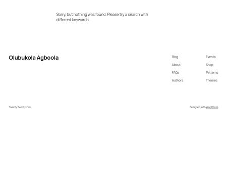 website thubmnail of Olubukolaagboola