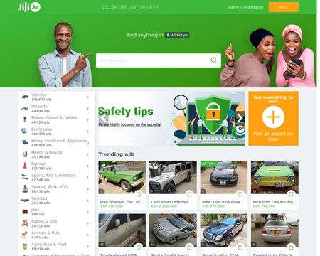 website thubmnail of Olx.co.ke