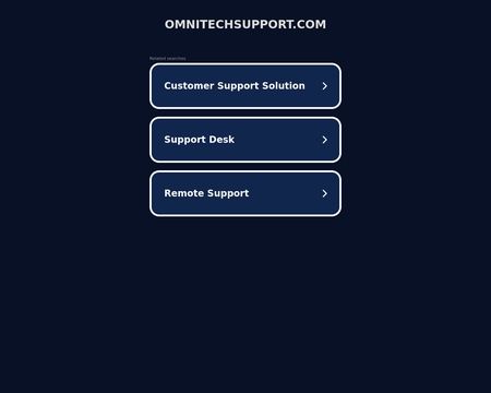 website thubmnail of OmniTechSupport