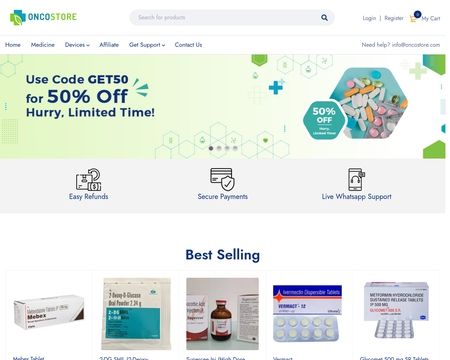website thubmnail of Oncostore