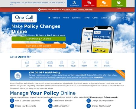 website thubmnail of Onecalldirect.co.uk