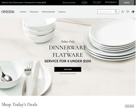 website thubmnail of Oneida