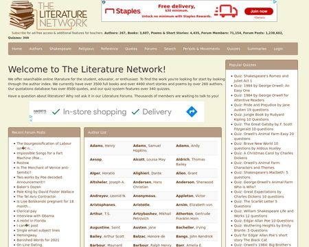 The Literature Network