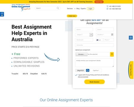 website thubmnail of Online Assignment Expert